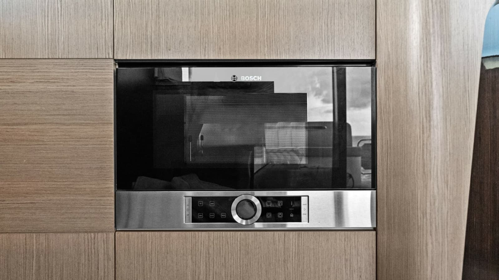 Modern Galley with Built-in Oven