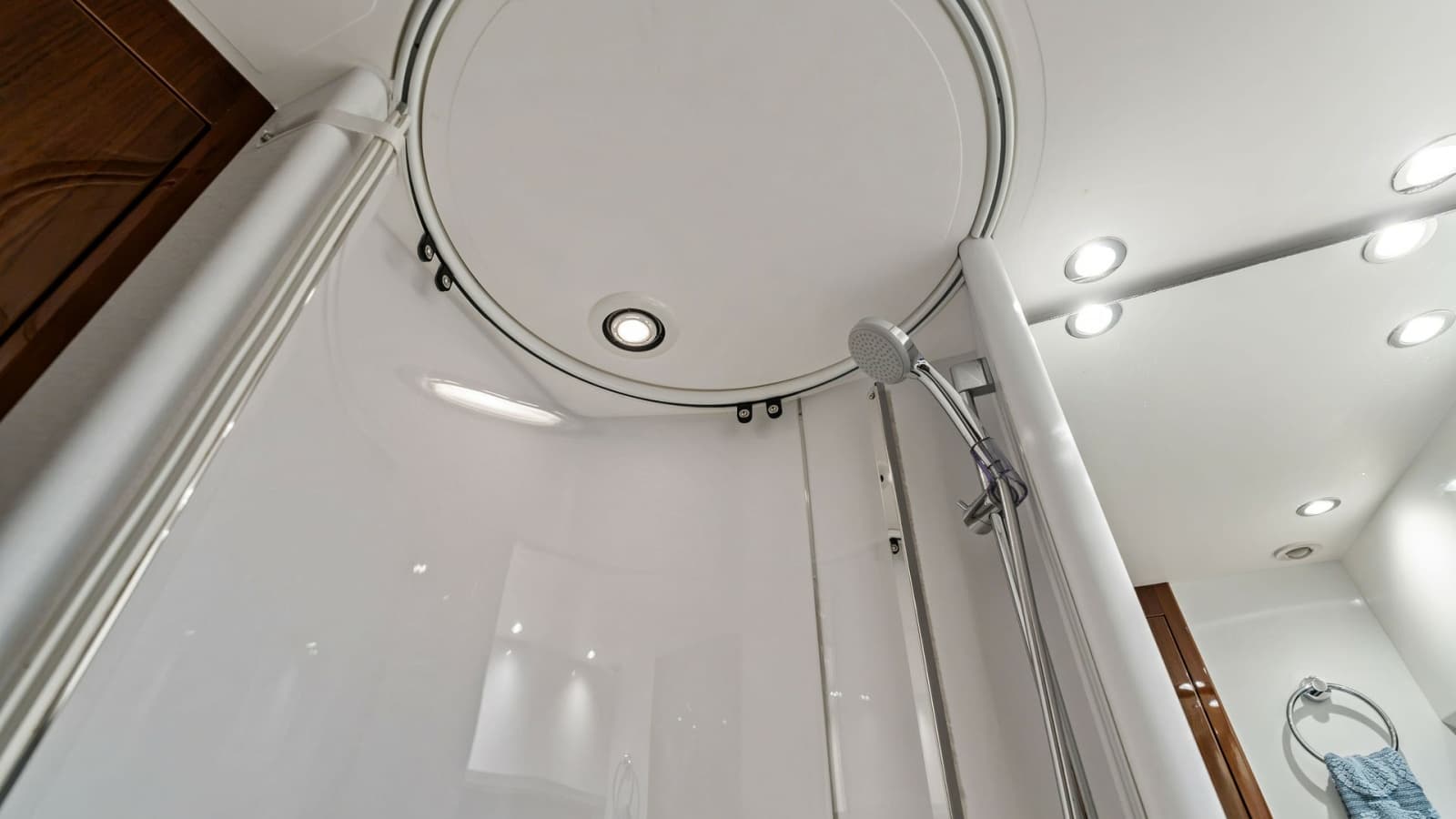 Elegant Yacht Shower Enclosure