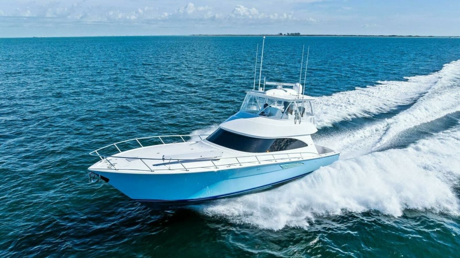 Aerial View of Viking 58 Convertible