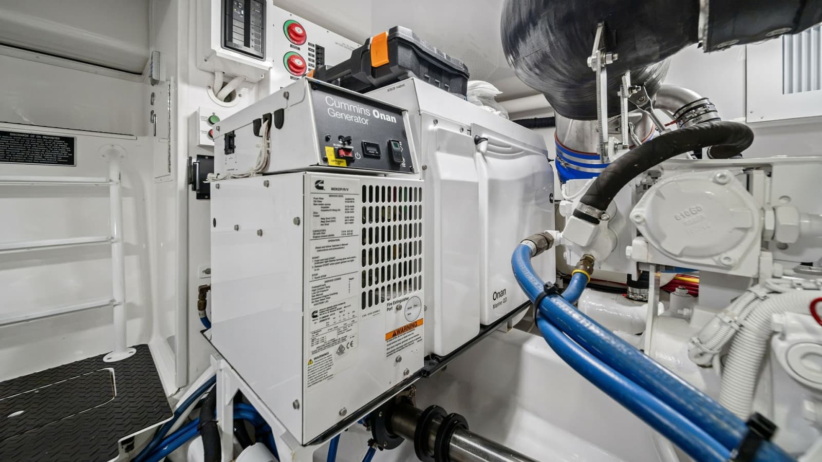 Engine Room with Generator System