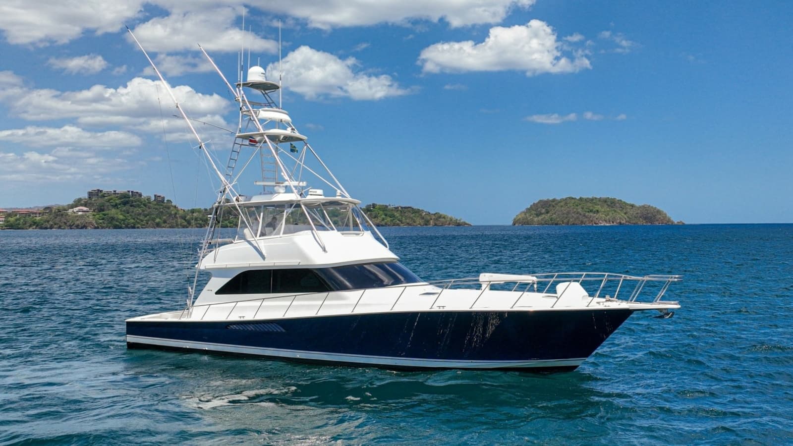 Starboard Profile of Viking 61 Convertible