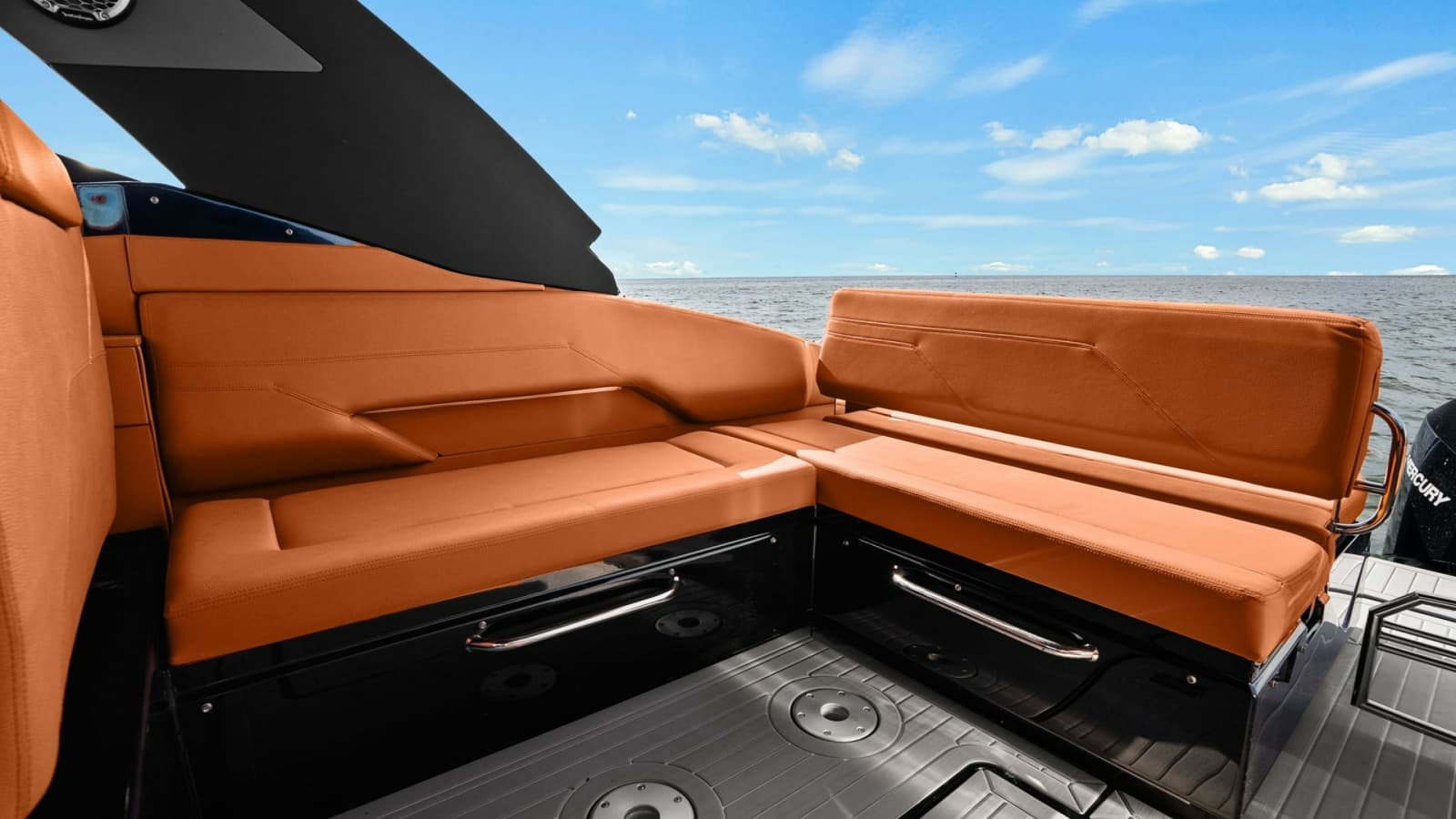 Spacious Aft Deck Seating Area