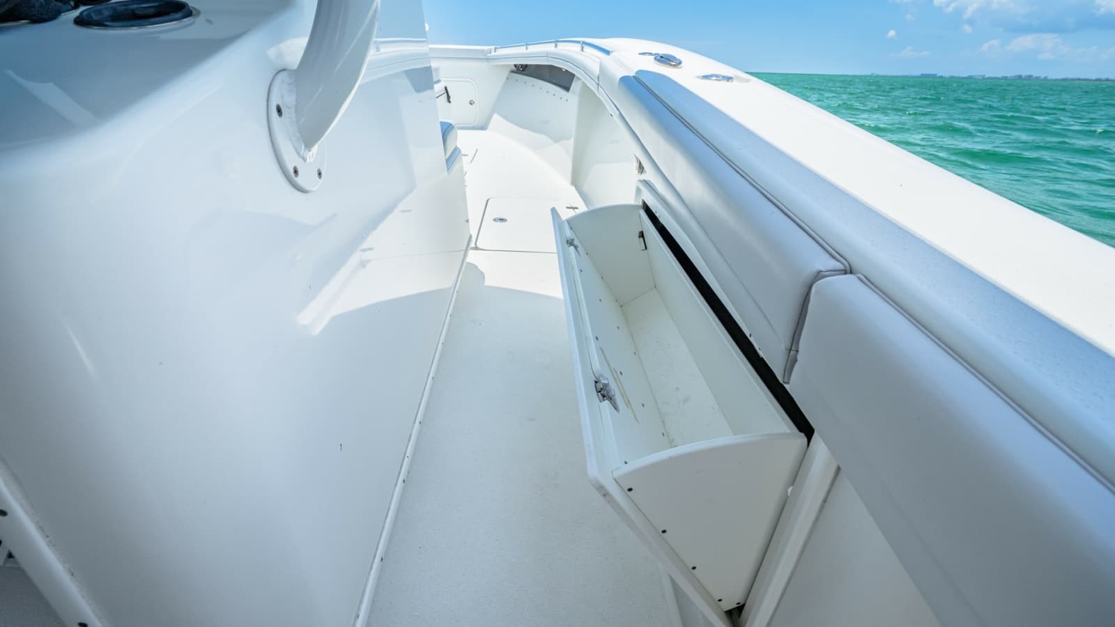 Starboard Passageway with Storage Compartment
