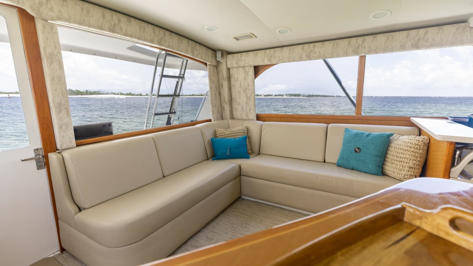 Spacious Interior Salon with Ocean Views