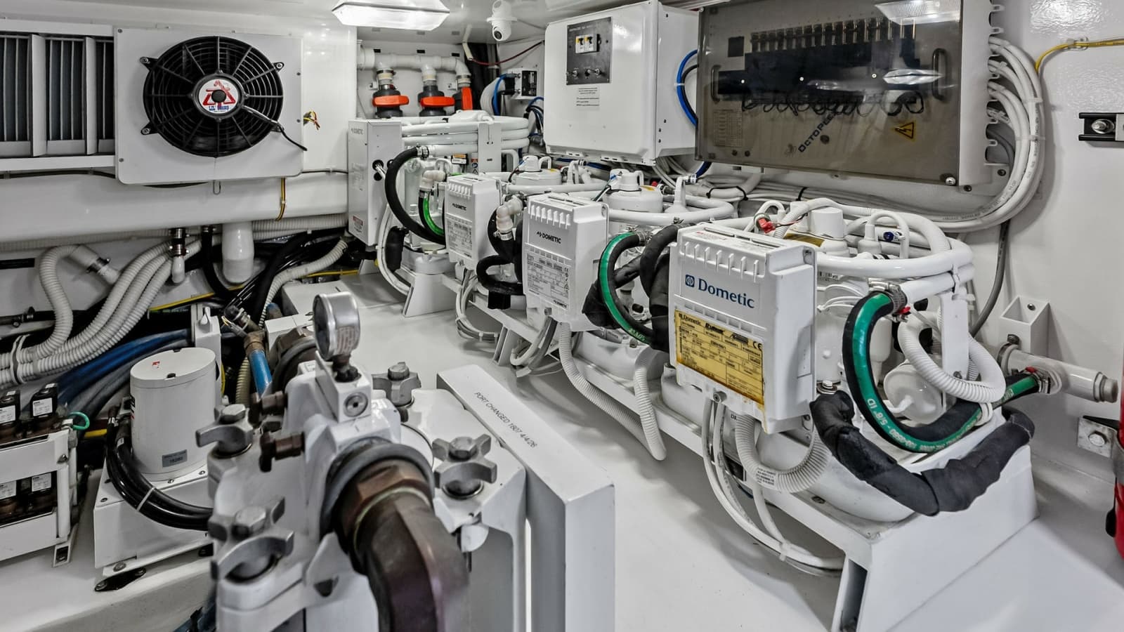 Engine Room with Dometic Units