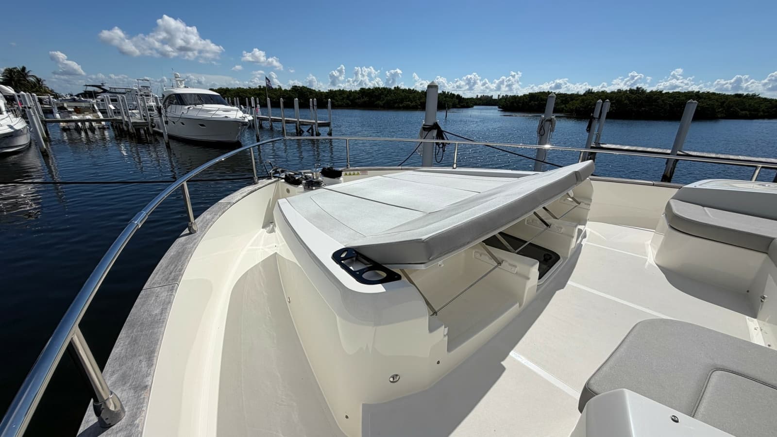 Bow Sunbathing Area with Seating