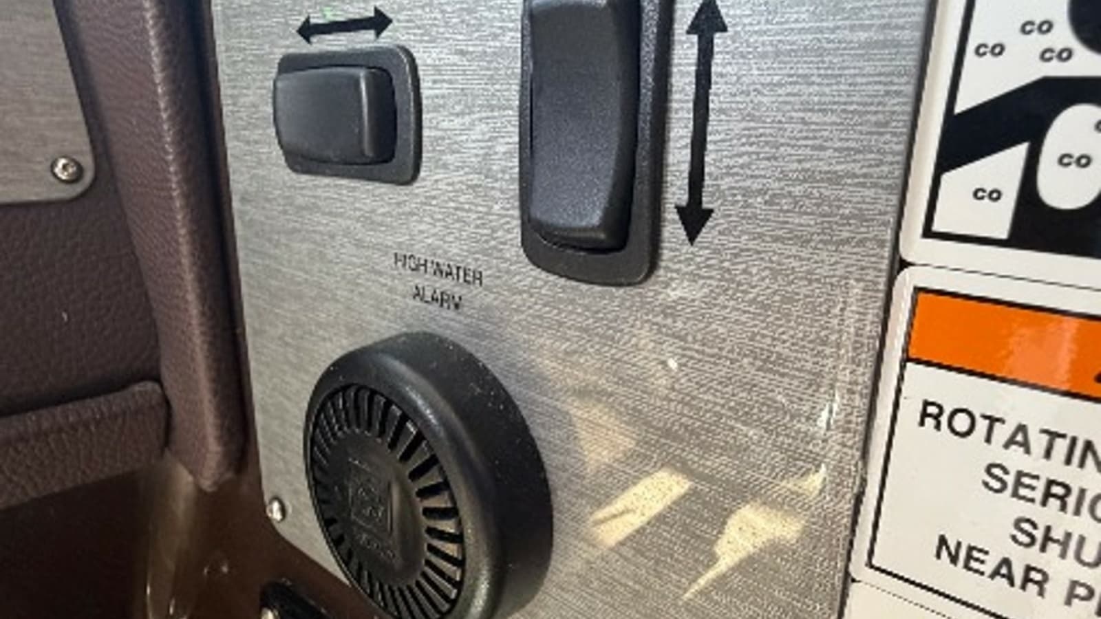 Control Panel with Safety Alerts