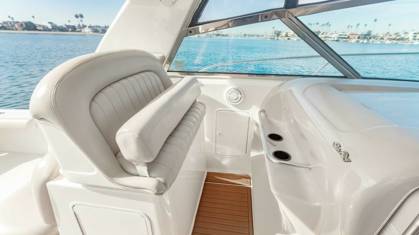 2000 Sea Ray 370 Express Cruiser "Sandie Lee" - Helm Seating Area