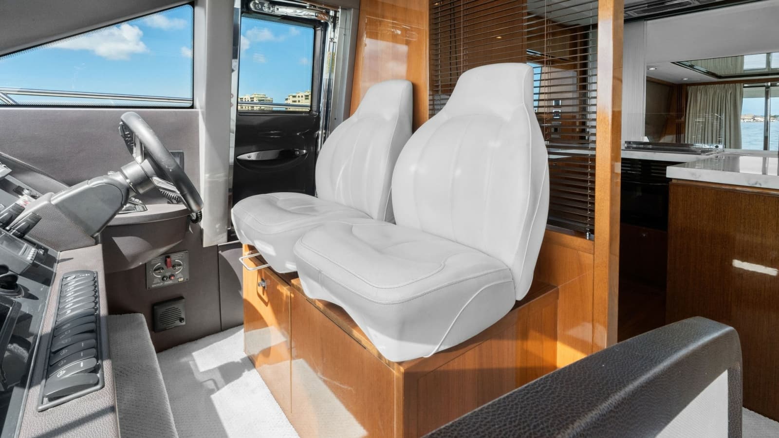 Helm Station with Dual Seating