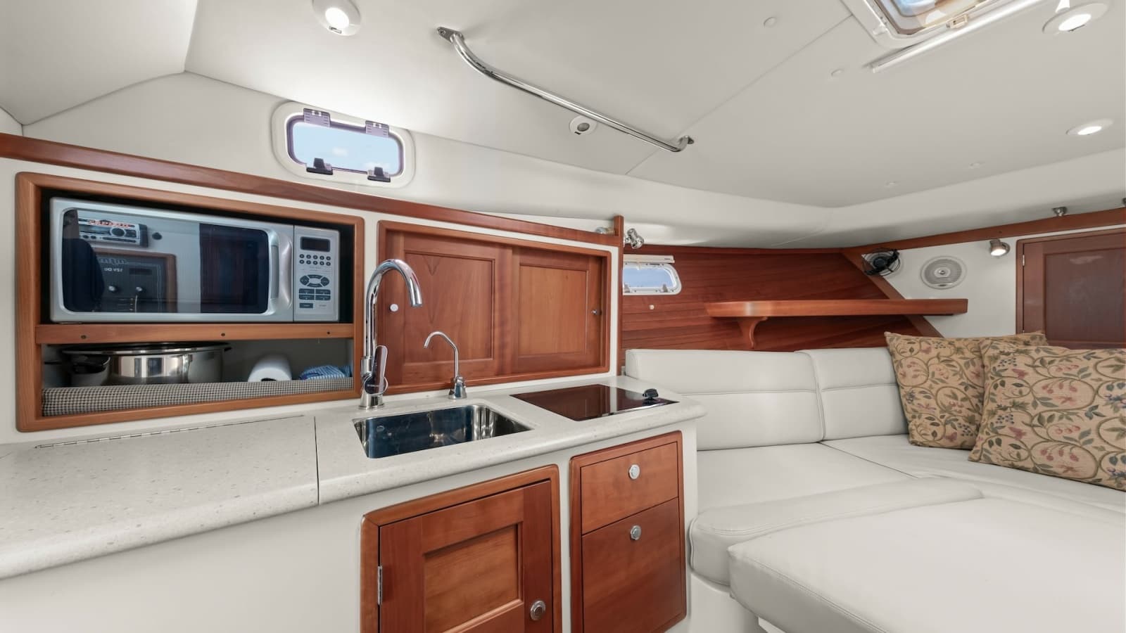 Galley and Lounge Area Interior