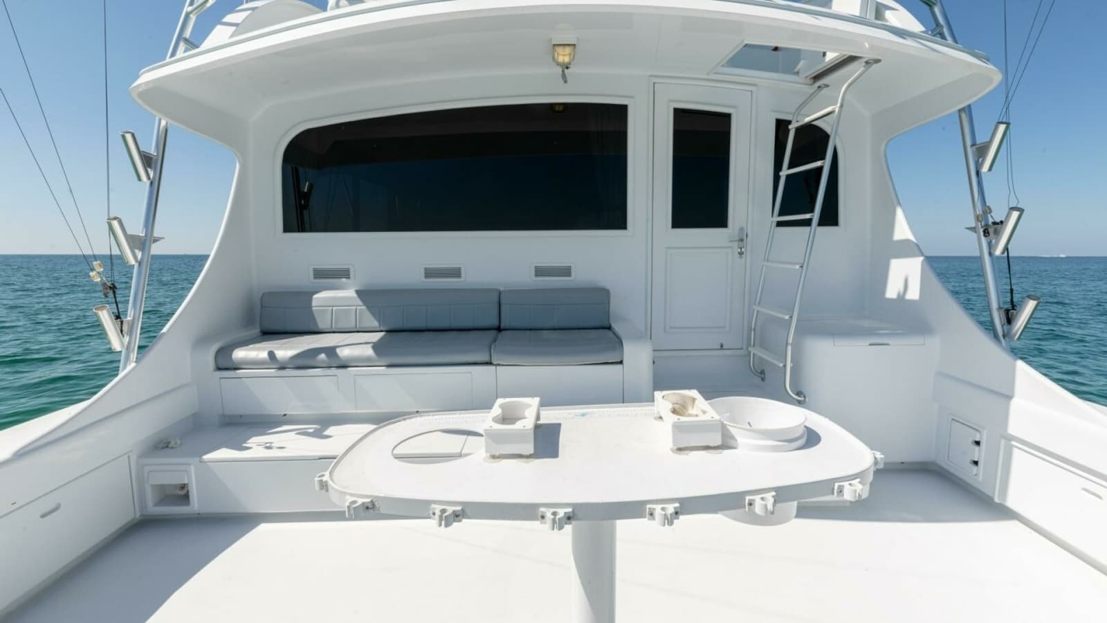 1998 Miller Marine 60' Convertible CAT'N'AROUND-Cockpit 5