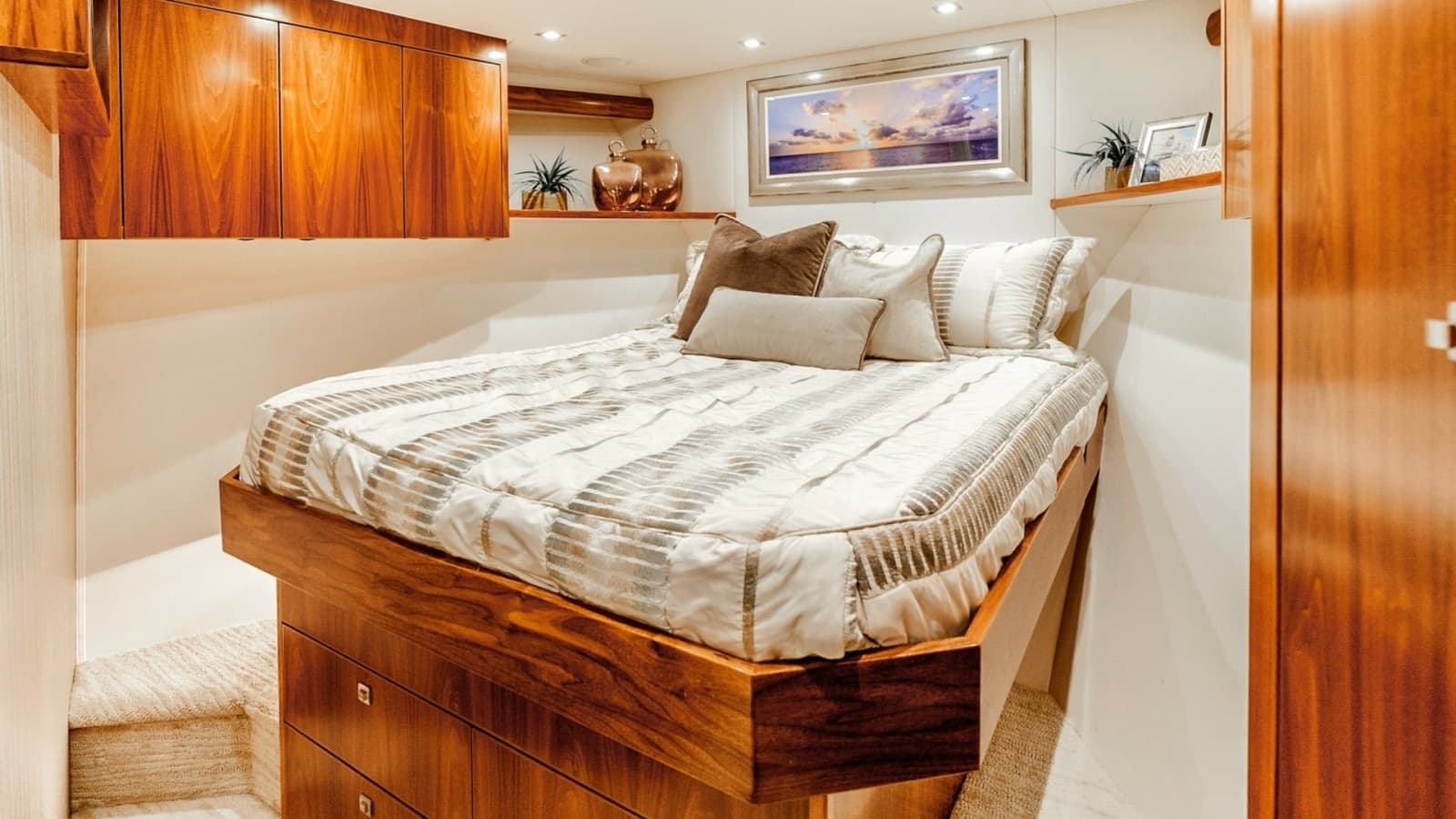 2018 Viking 72 Convertible "50 Caliber" - Luxurious Guest Stateroom