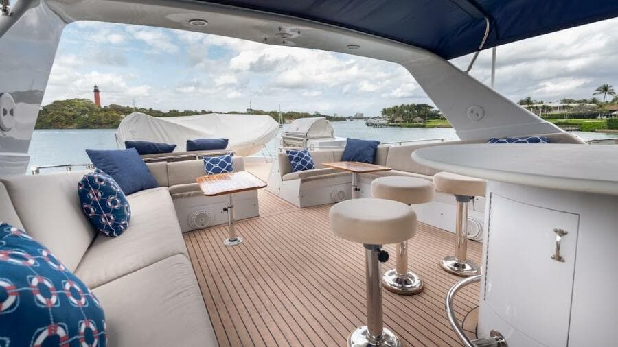 1998 Hatteras Sport Deck