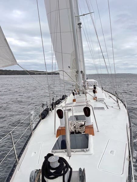 Looking Aft, Under Sail