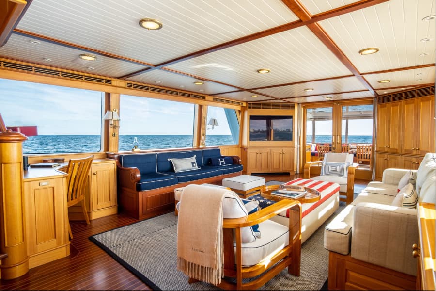 Main Salon Looking Aft