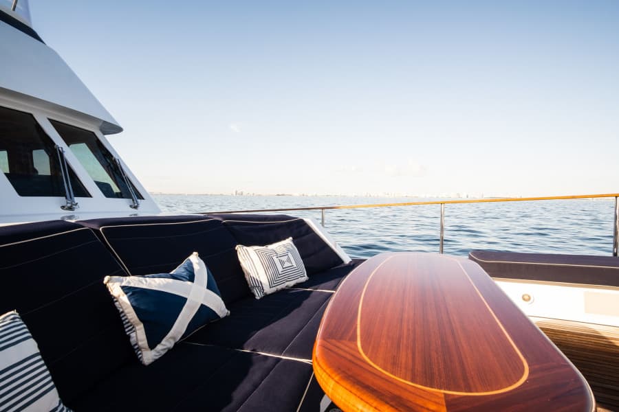 Foredeck Seating And Table