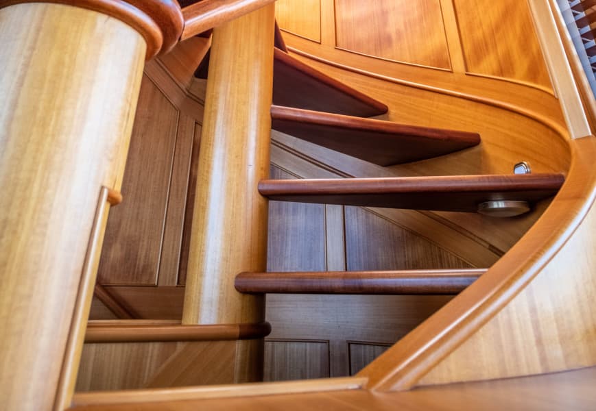 Stairs To Flybridge
