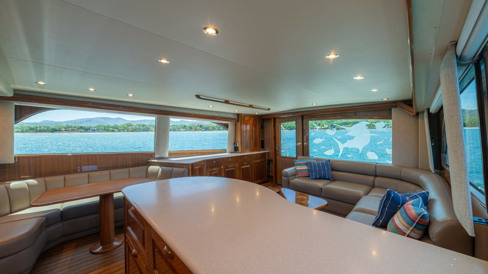 Spacious Salon with Panoramic Views