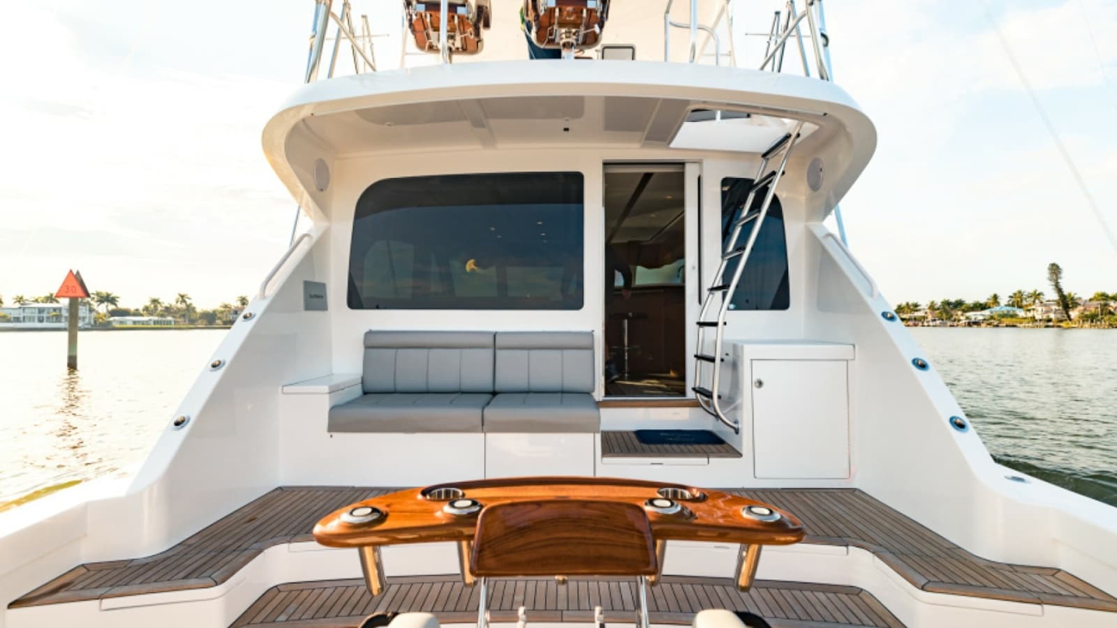 2020 Bertram 61 Convertible "SINE METU" - Aft Deck