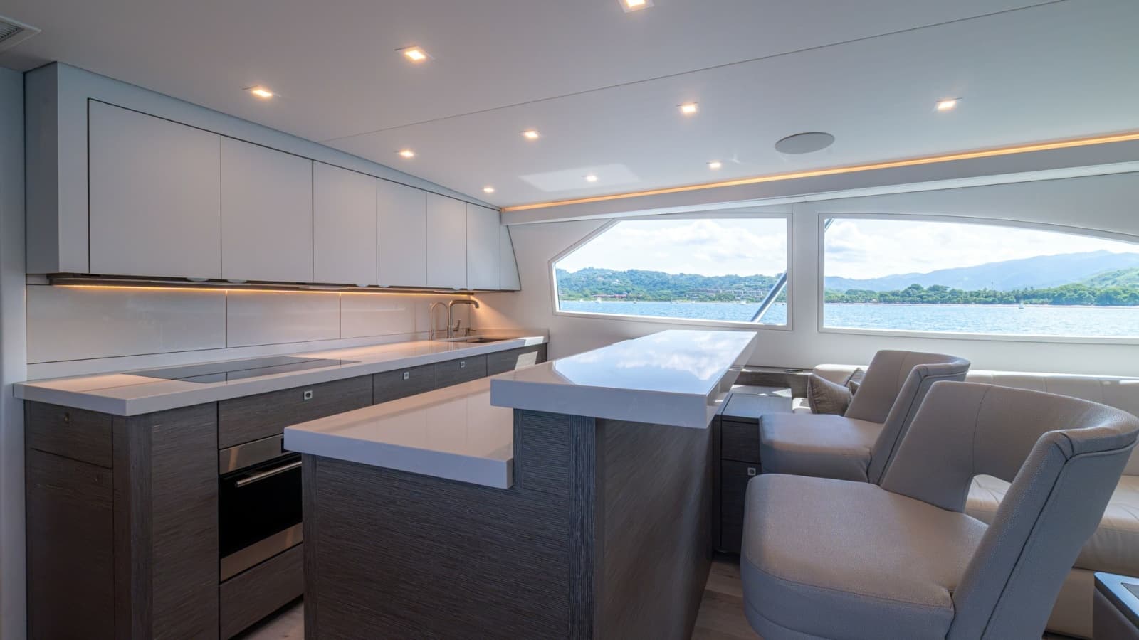 Galley with Scenic View