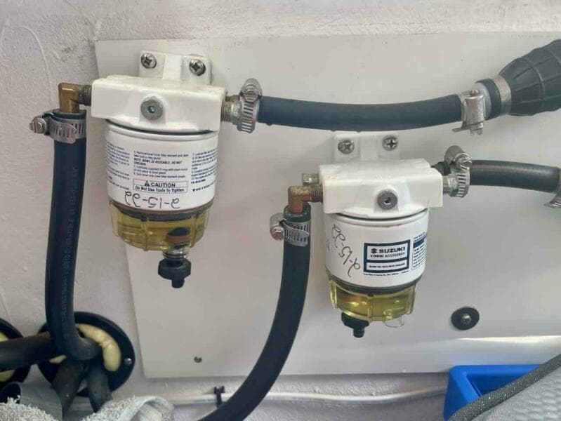 35' Great Harbour fuel filters