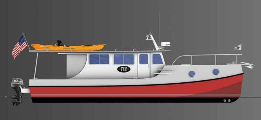 35' Great Harbour drawing