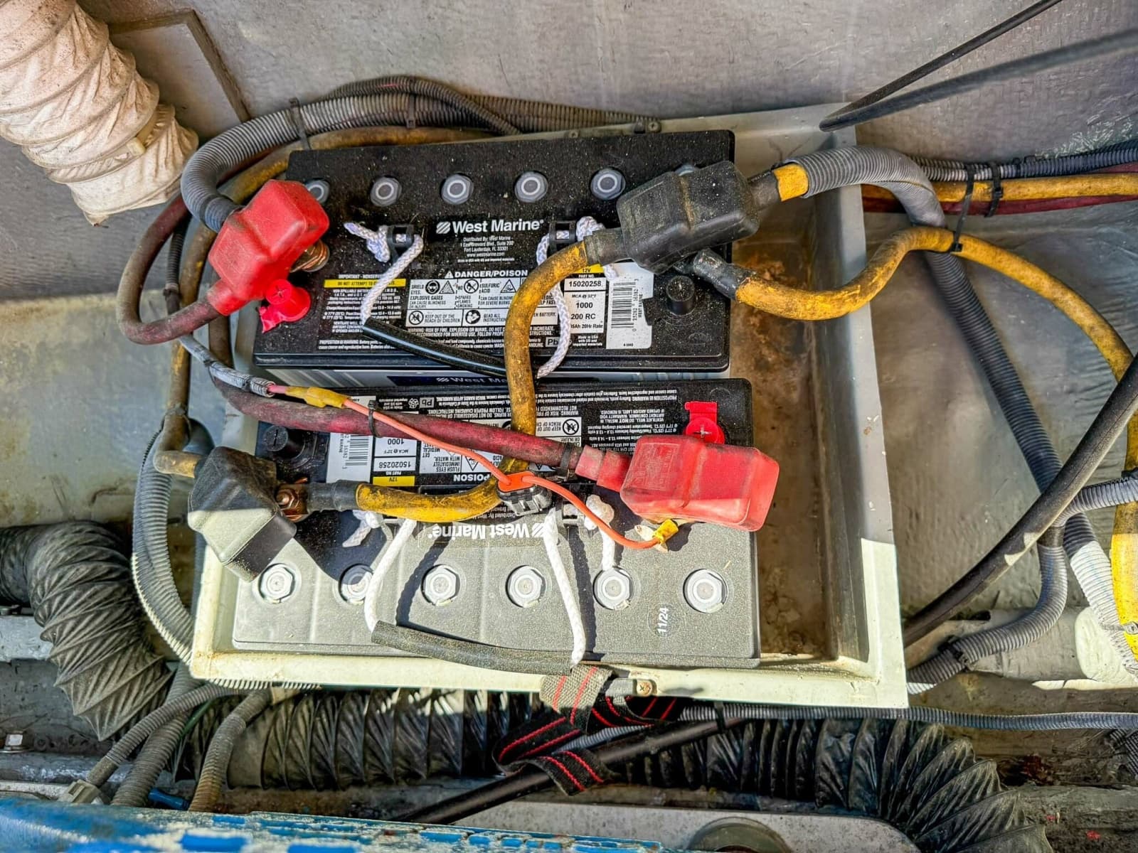 Battery box close up 