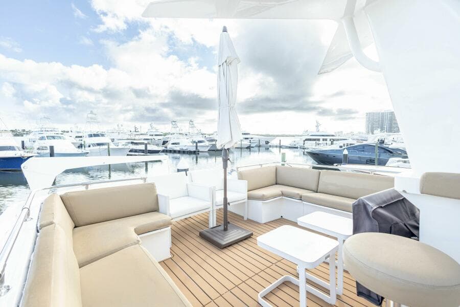 1989 Hatteras Cockpit Motor Yacht