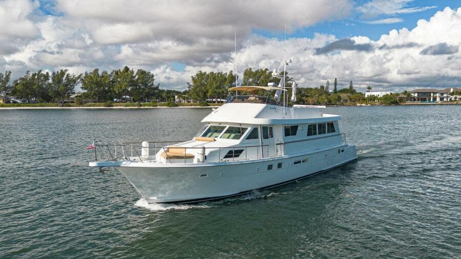 1989 Hatteras Cockpit Motor Yacht