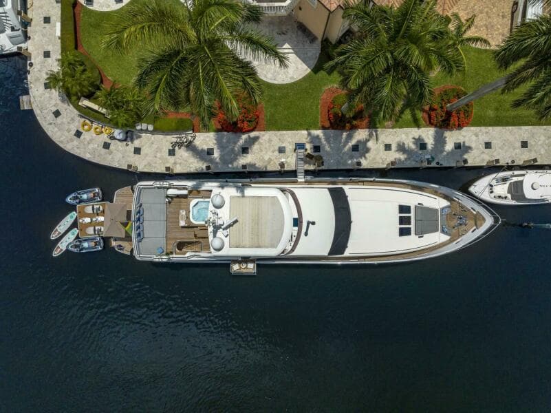 2012 Princess 104 - Top view profile