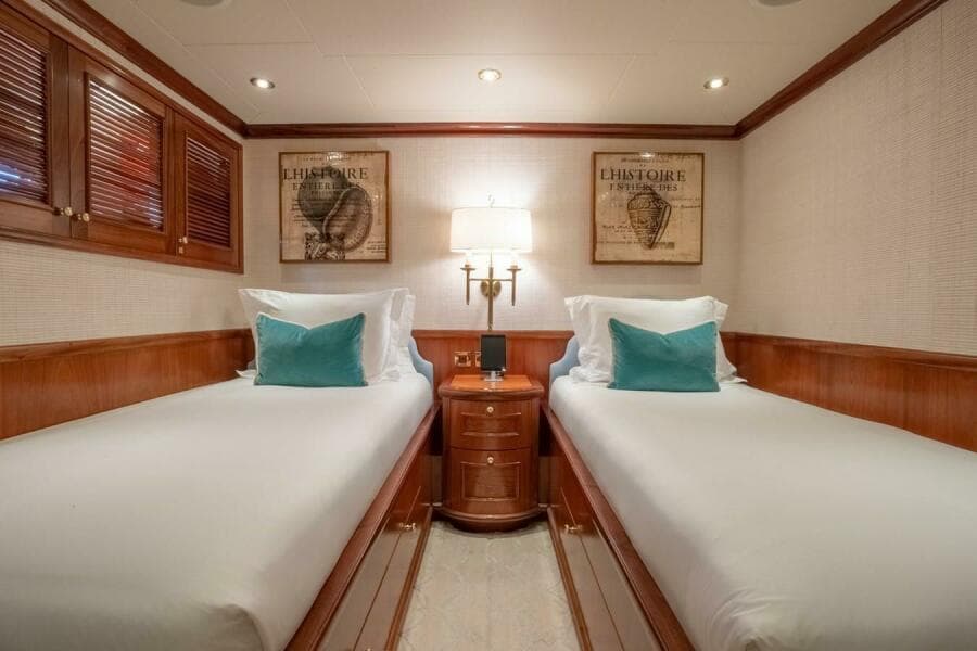 Lower Deck Port Forward Twin Stateroom