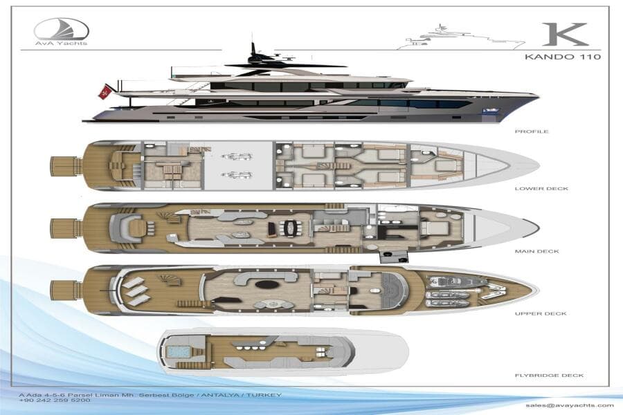 2026 AvA Yachts 110 Kando Explorer Superyacht