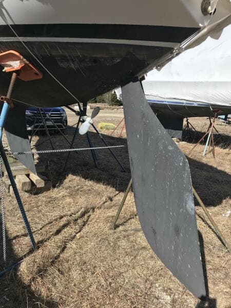 Pearson30 Rudder