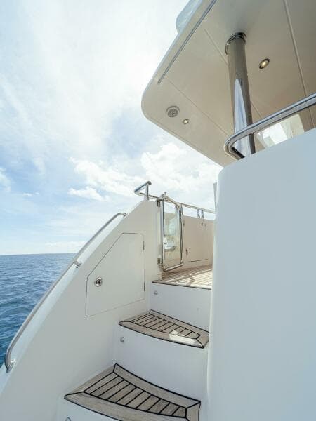 Stairs from Swim Platform to Aft Deck