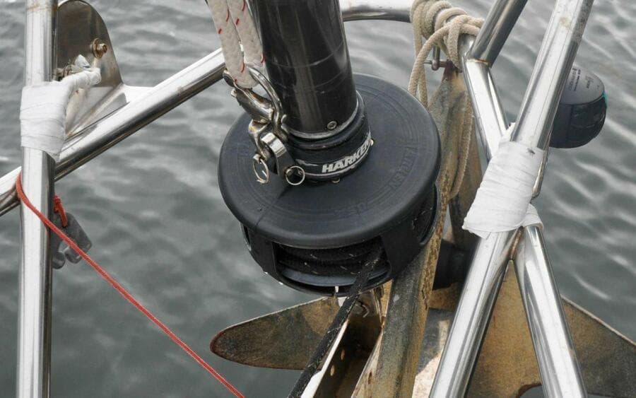 J/42 - Canty - Foredeck - Furling Drum