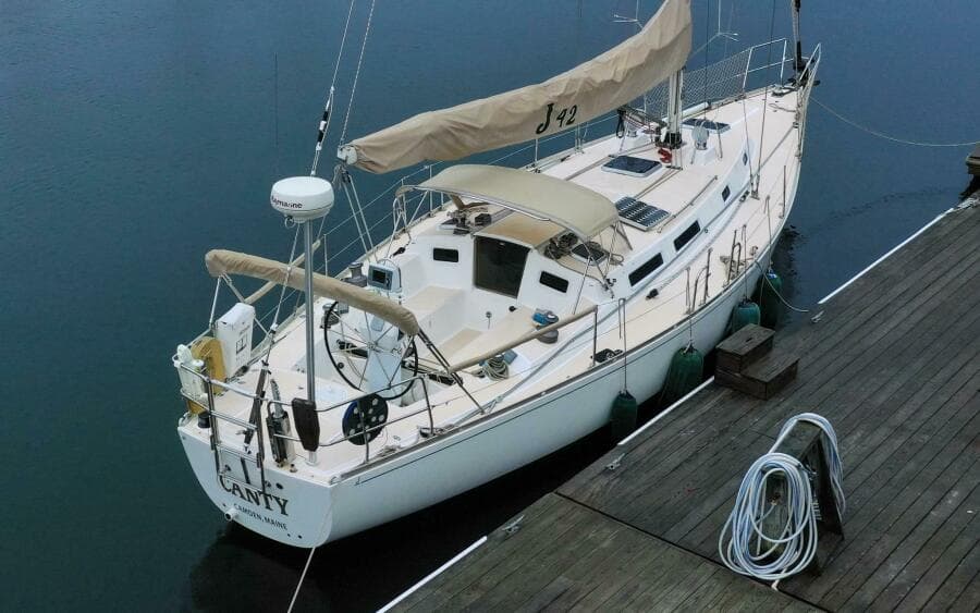 J/42 - Canty - On Dock