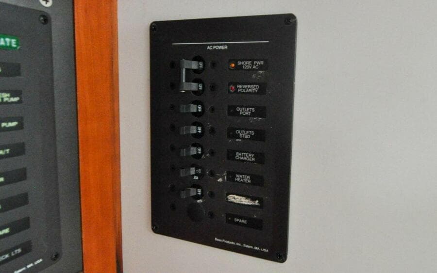 J/42 - Canty - Navigation Station - Electric Panel
