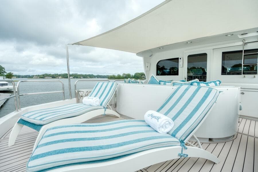 2007 Hatteras Enclosed Bridge