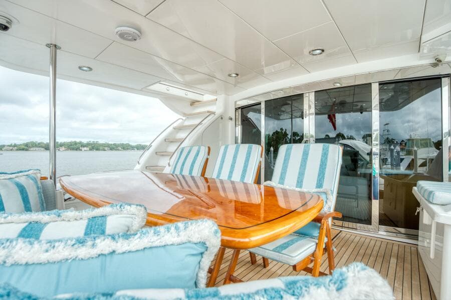 2007 Hatteras Enclosed Bridge