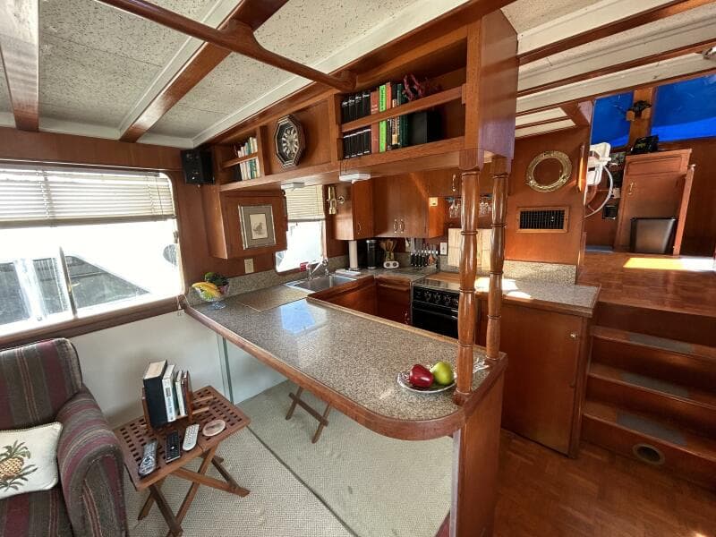 49' DeFever galley1