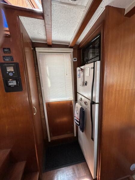 49' DeFever galley starboard