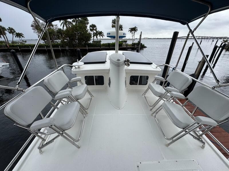 9 2013 Nordic Tug 23 10 Flybridge Facing Forward