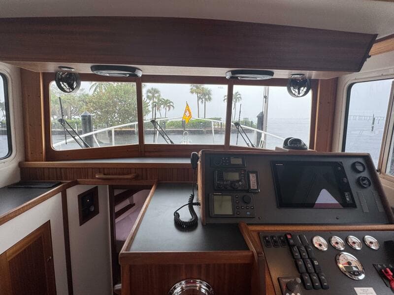 36 Nordic Tug 34 Pilot House View
