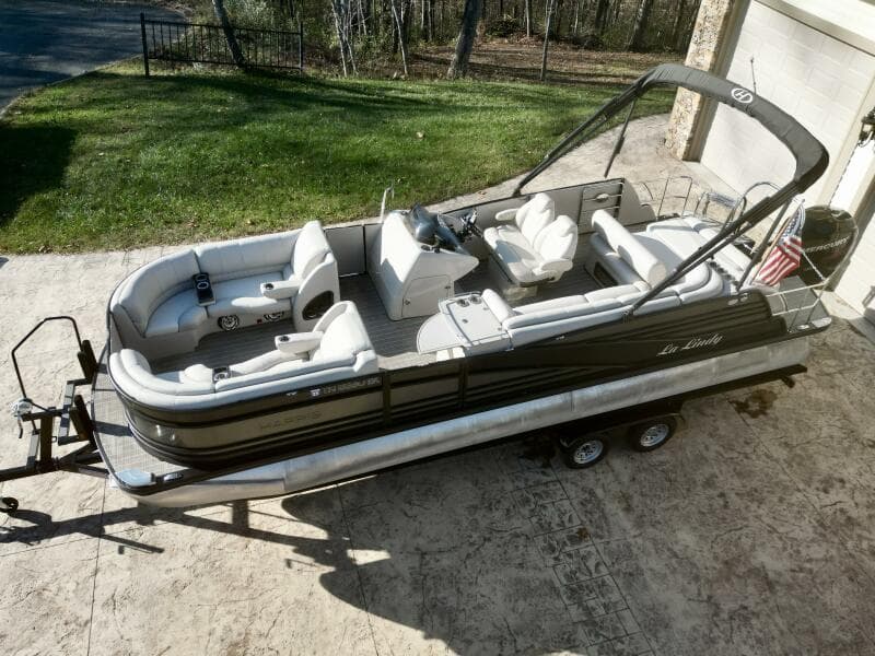 2016 Harris Grand Mariner 250 SLEC Tritoon