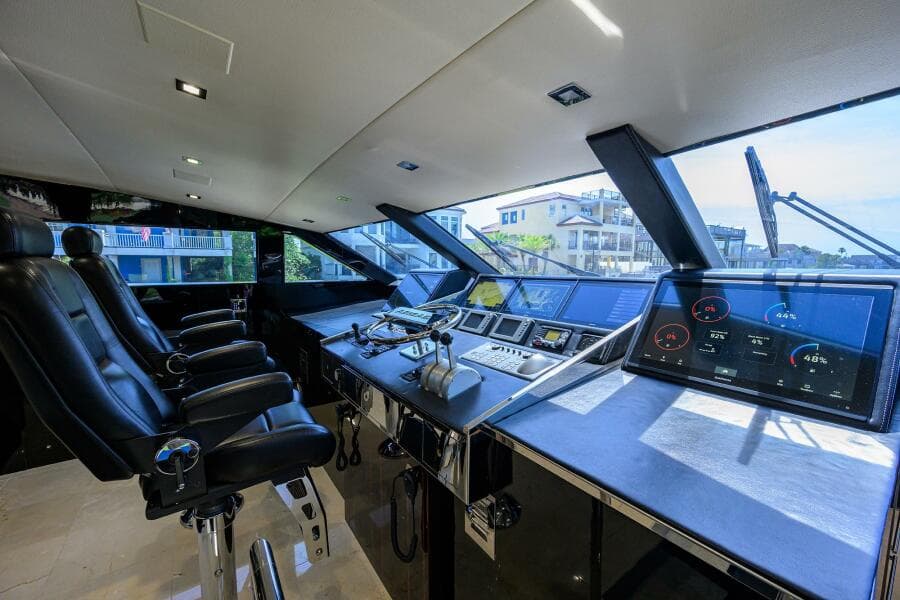1997 Broward 108 Raised Pilothouse