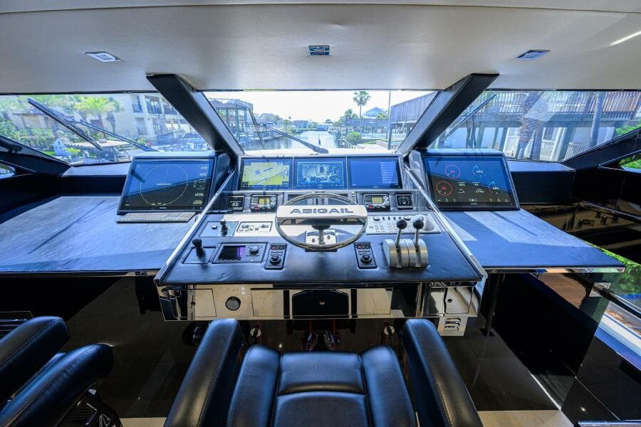 1997 Broward 108 Raised Pilothouse