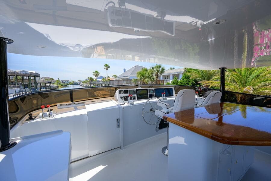 1997 Broward 108 Raised Pilothouse