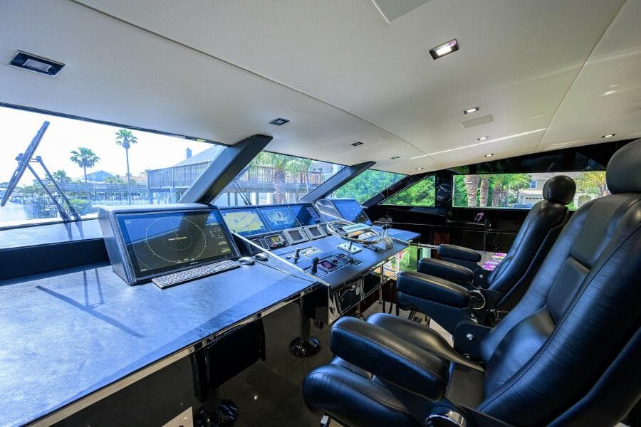 1997 Broward 108 Raised Pilothouse