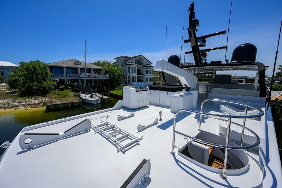 1997 Broward 108 Raised Pilothouse