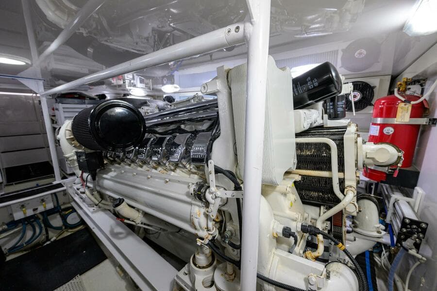 2004 Viking 65 Enclosed Bridge w/Tower